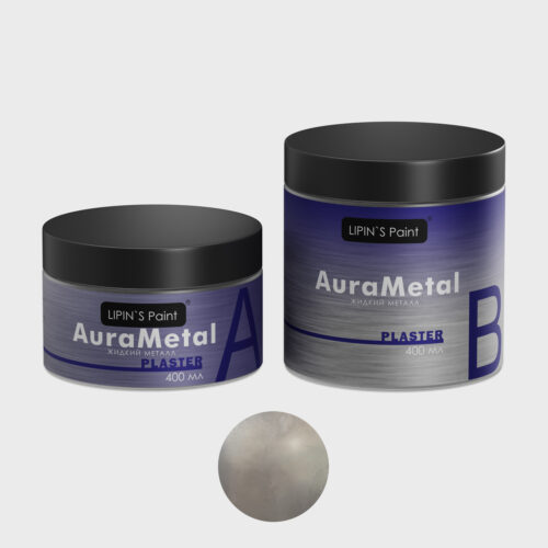 Жидкий металл AuraMetal Plaster Бронза Белая
